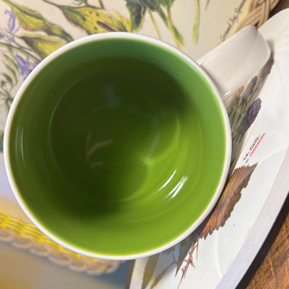 Vancouver Island Green and White Mug - Picture 5 of 5
